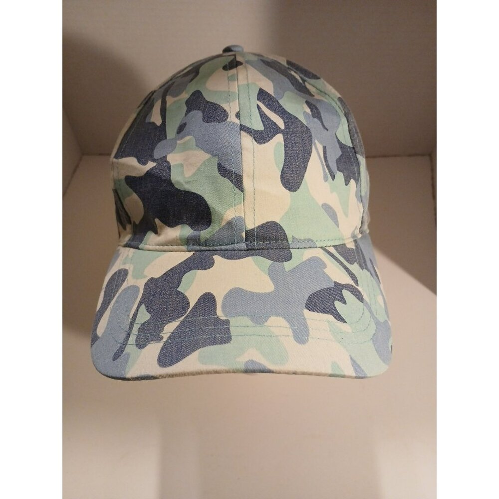 August Hat Company Blue Camo Adjustable Hat H6